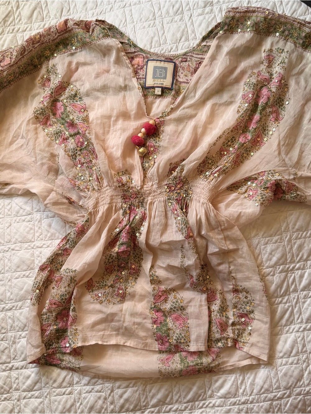 Alicia Bell Sequin Blouse
